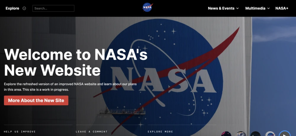 Why did NASA choose WordPress for their new website?
